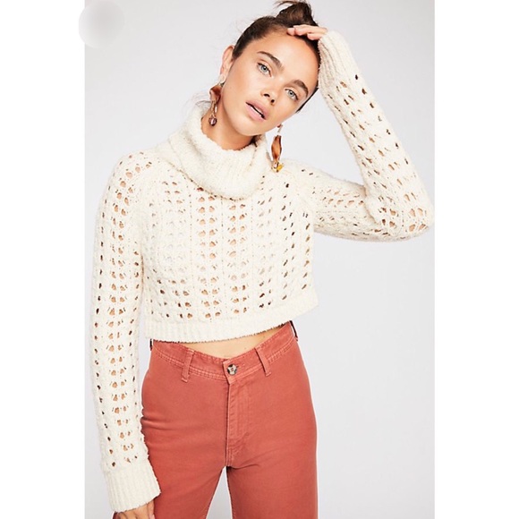 Free People Sweaters - Pointelle High neck sweater
